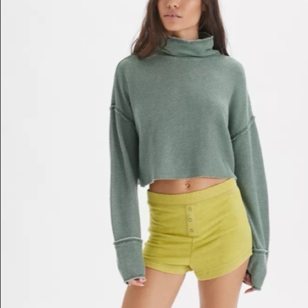 Urban outfitters out from under long sleeve cropped top